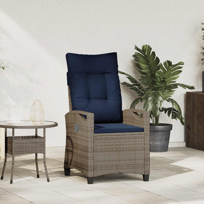 Sedia da giardino reclinabile 56 x 60 x 112 cm acciaio | homemem39