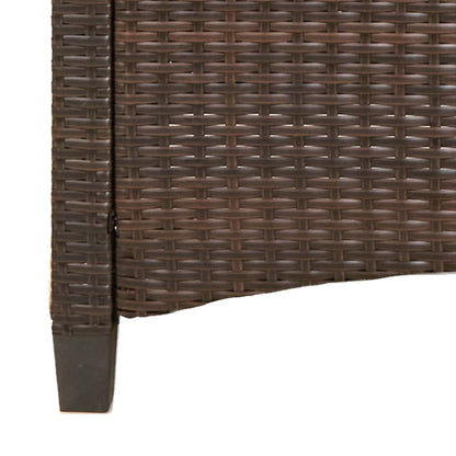Panchina da giardino Marrone e Crema 105 x 60 x 112 cm | homemem39