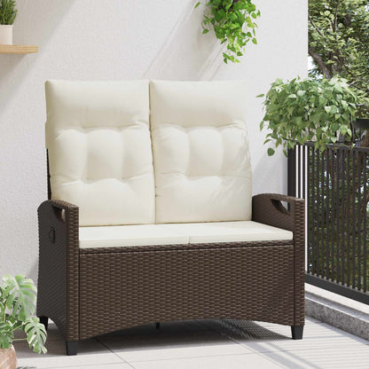 Panchina da giardino Marrone e Crema 105 x 60 x 112 cm | homemem39