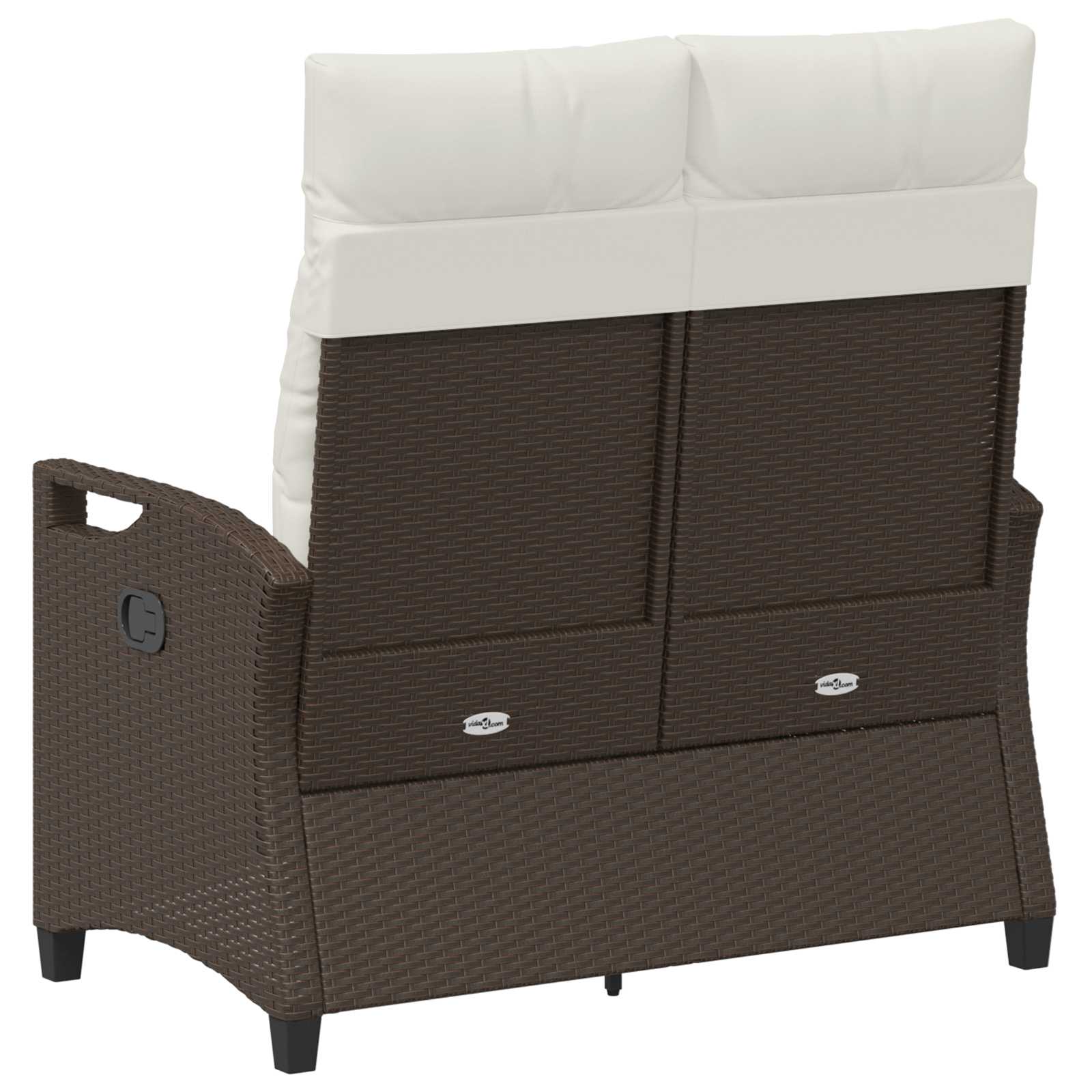 Panchina da giardino Marrone e Crema 105 x 60 x 112 cm | homemem39