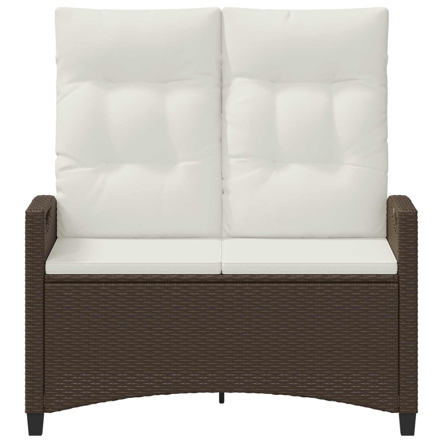 Panchina da giardino Marrone e Crema 105 x 60 x 112 cm | homemem39