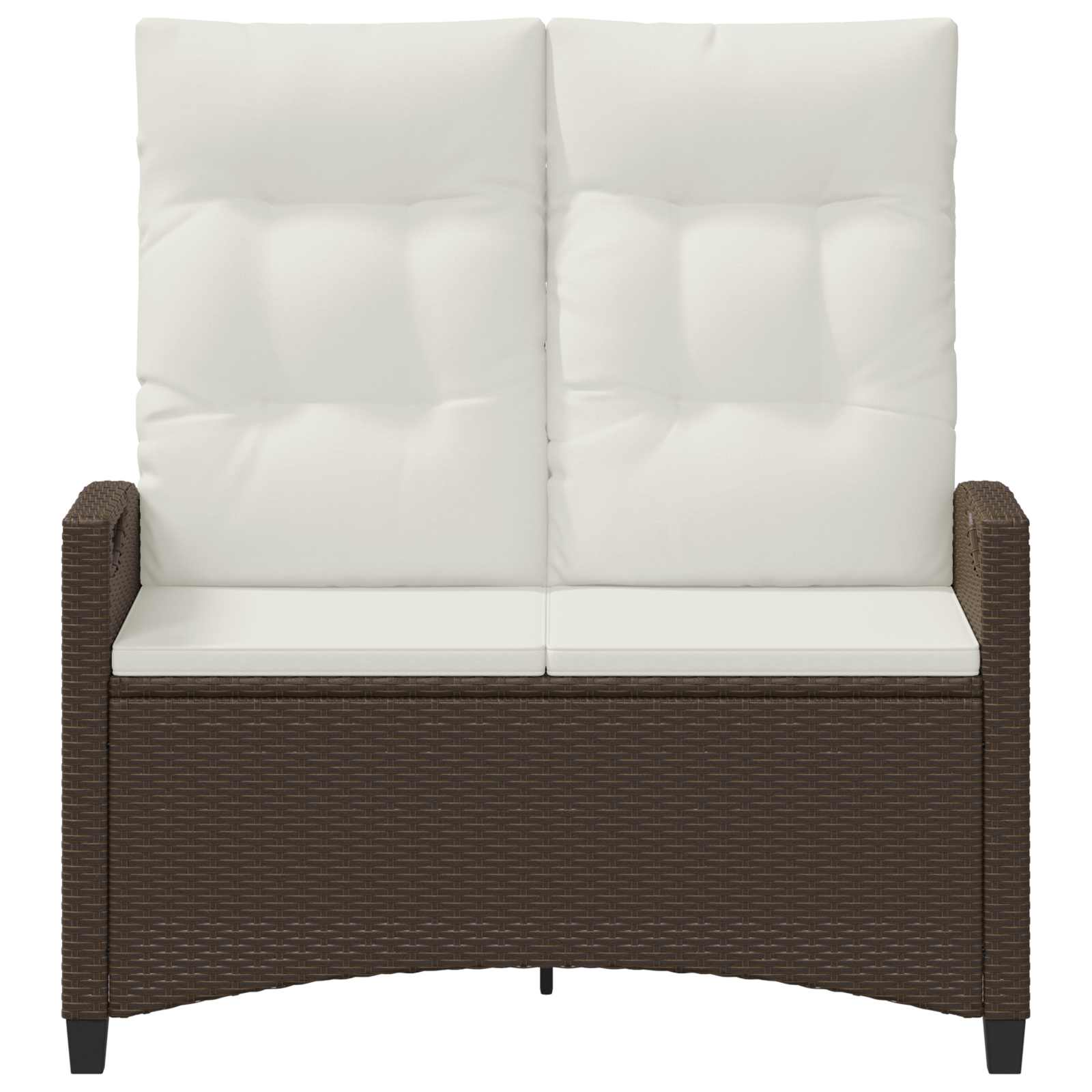Panchina da giardino Marrone e Crema 105 x 60 x 112 cm | homemem39
