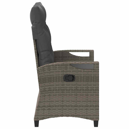 Panchina da giardino Grigio e Grigio Scuro 105 x 60 x 112 cm | homemem39