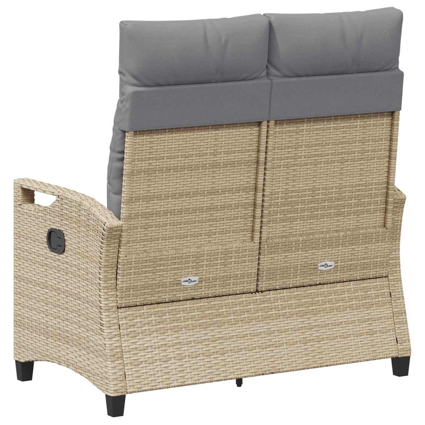 Panchina da giardino Beige e Grigio Chiaro 105 x 60 x 112 cm | homemem39