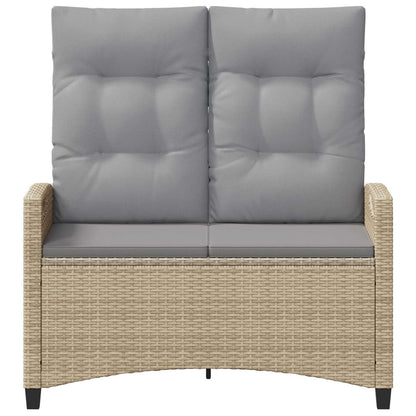 Panchina da giardino Beige e Grigio Chiaro 105 x 60 x 112 cm | homemem39