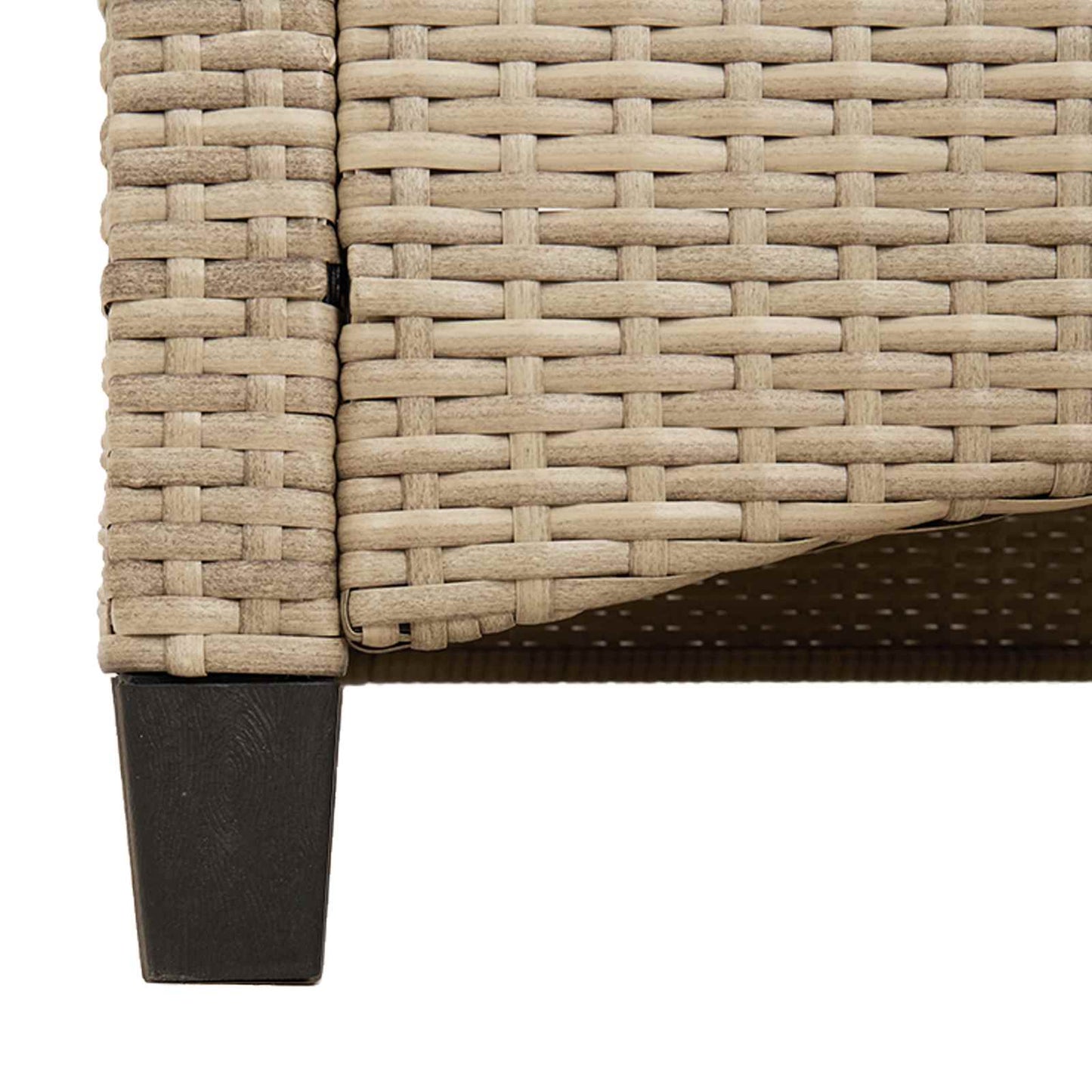 Panchina da giardino Beige e Crema 105 x 60 x 112 cm
