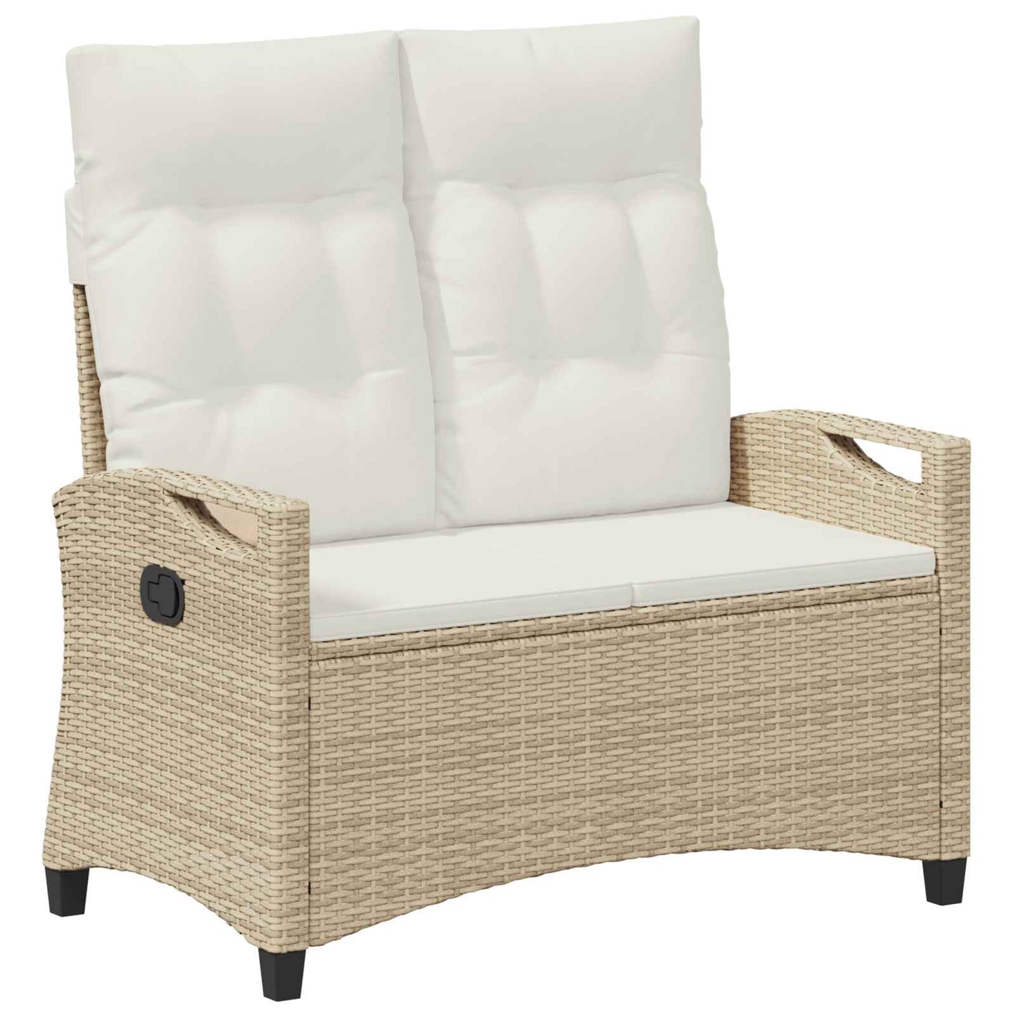 Panchina da giardino Beige e Crema 105 x 60 x 112 cm | homemem39