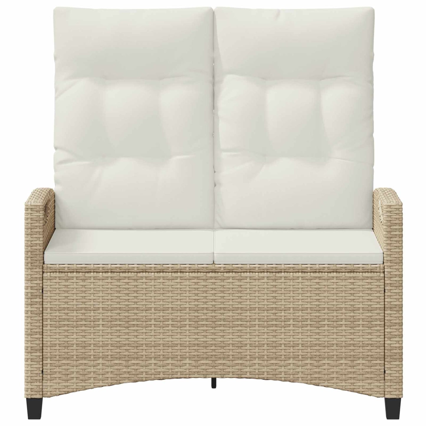 Panchina da giardino Beige e Crema 105 x 60 x 112 cm | homemem39