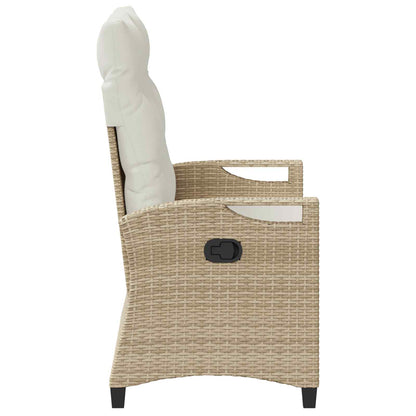 Panchina da giardino Beige e Crema 105 x 60 x 112 cm | homemem39