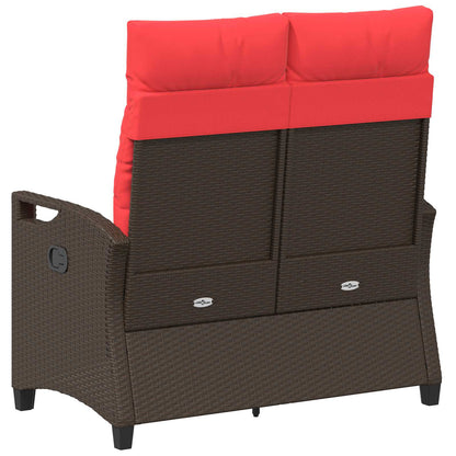 Panchina da giardino Marrone e Rosso 105 x 60 x 112 cm | homemem39