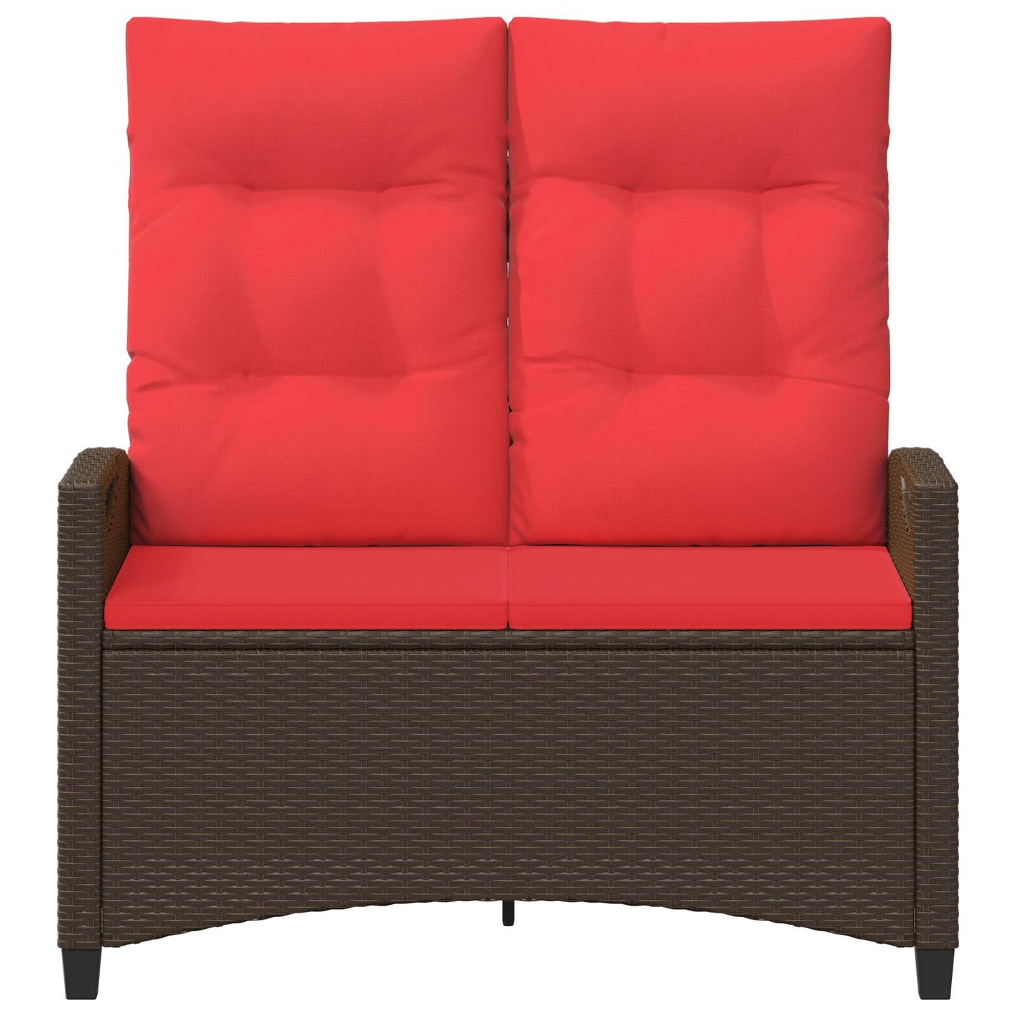 Panchina da giardino Marrone e Rosso 105 x 60 x 112 cm | homemem39