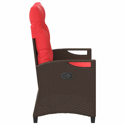 Panchina da giardino Marrone e Rosso 105 x 60 x 112 cm | homemem39