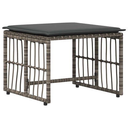 Set di Mobili da Esterno 5 pcs Nero e Grigio scuro | homemem39