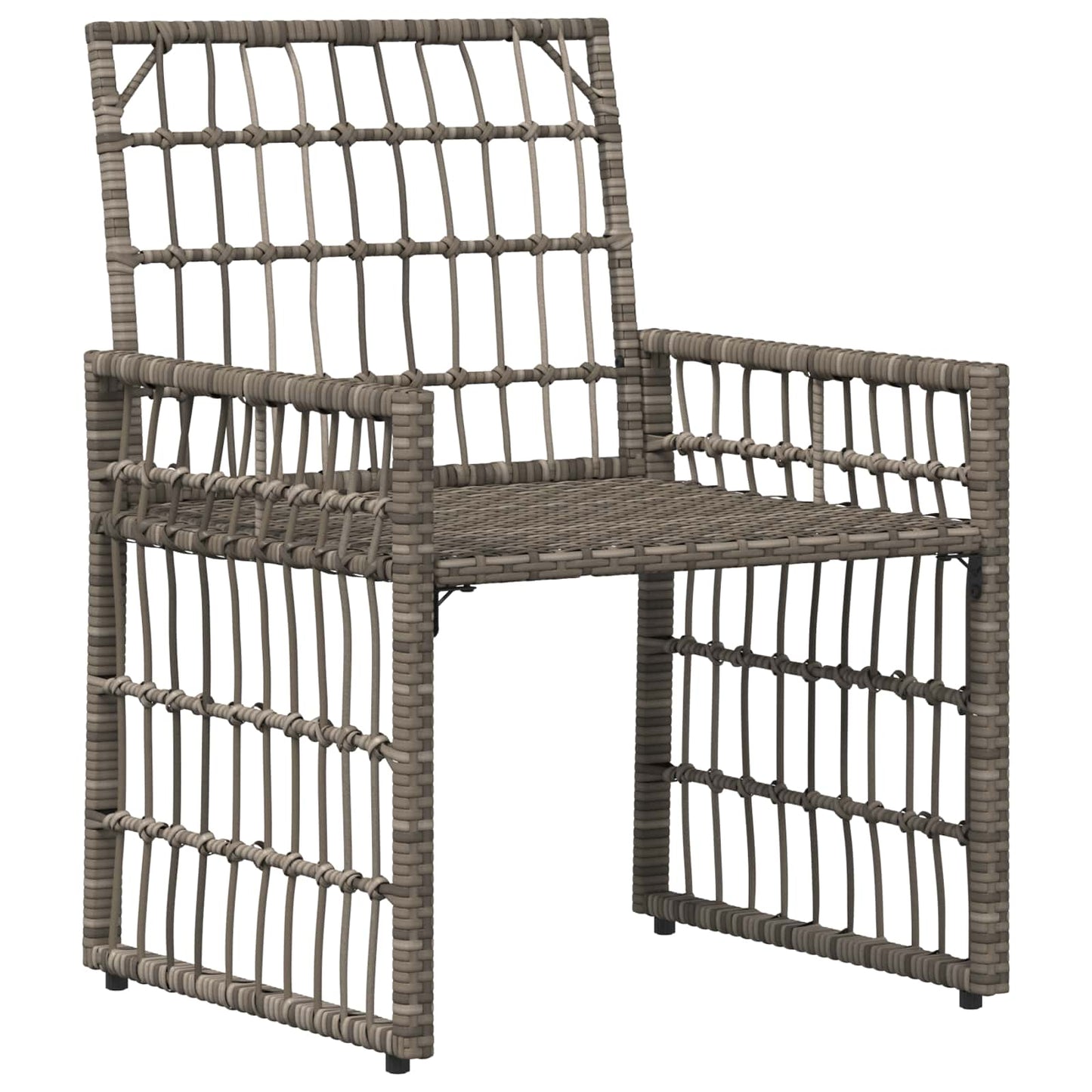 Set di Mobili da Esterno 3 pcs Nero e Grigio scuro | homemem39