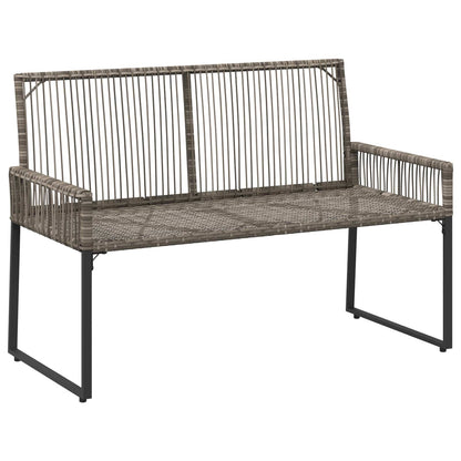 Set di Mobili da Esterno 9 pcs Grigio e Grigio Scuro polyrattan | homemem39