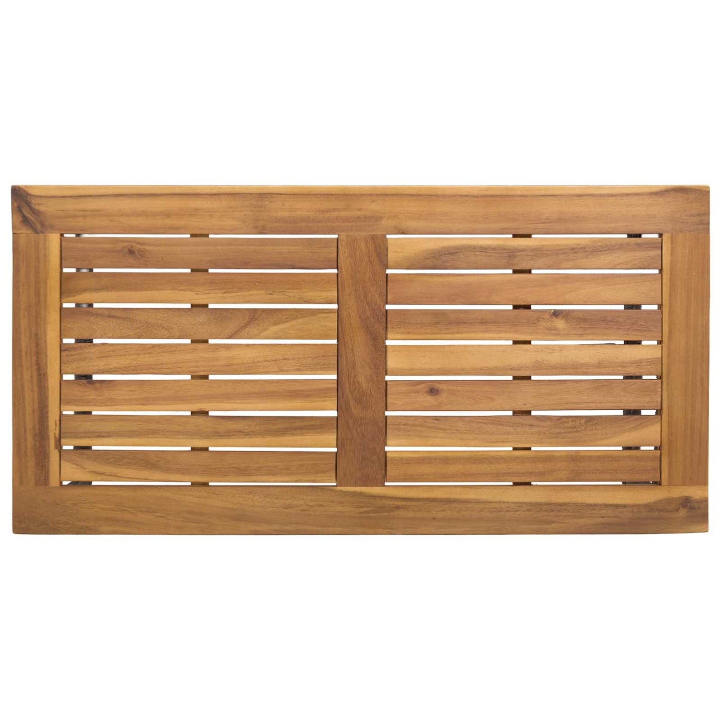 Tavolo da Esterno Nero e Marrone 80 x 40 x 40 cm polyrattan