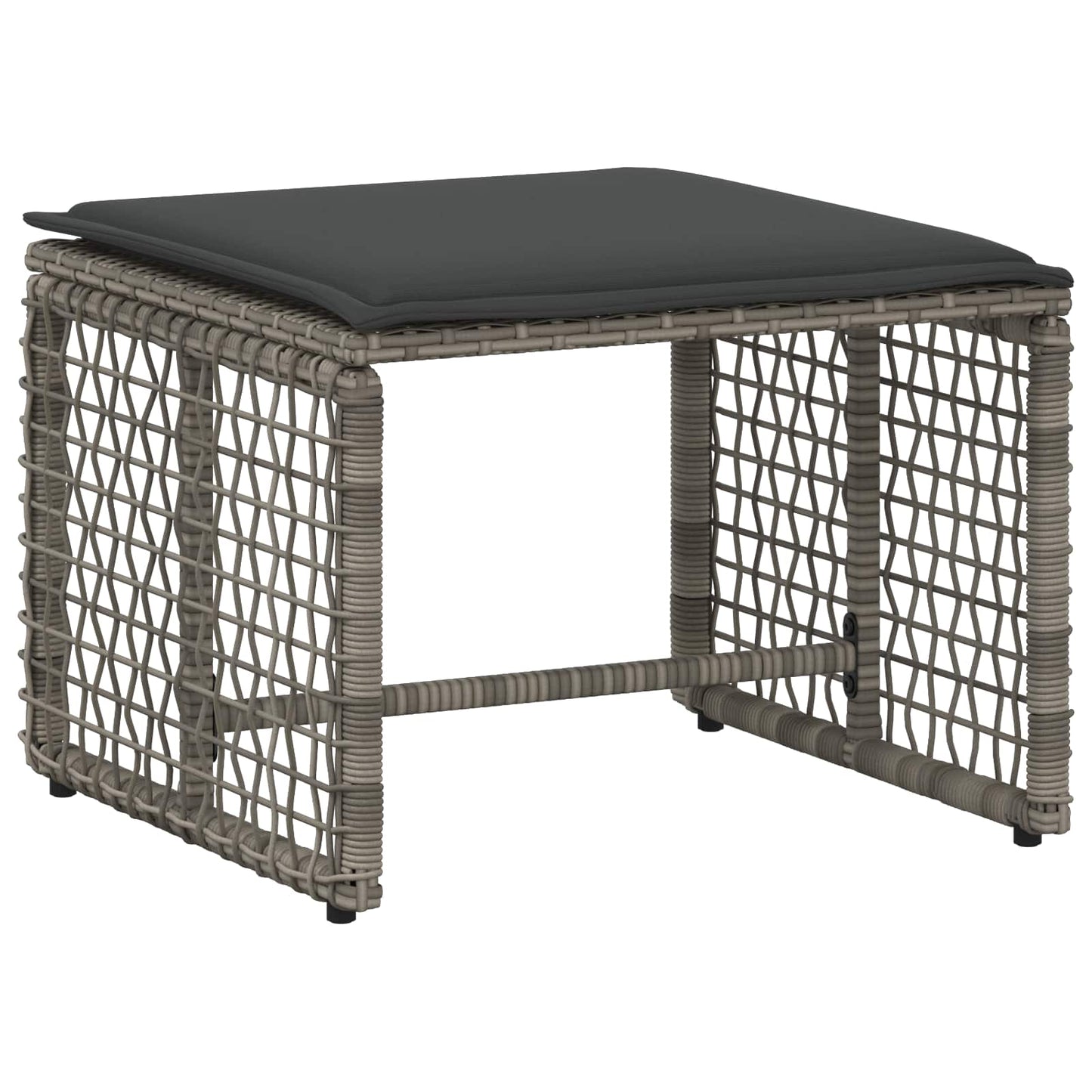 Set di Mobili da Esterno con cuscino 5 pcs Grigio | homemem39