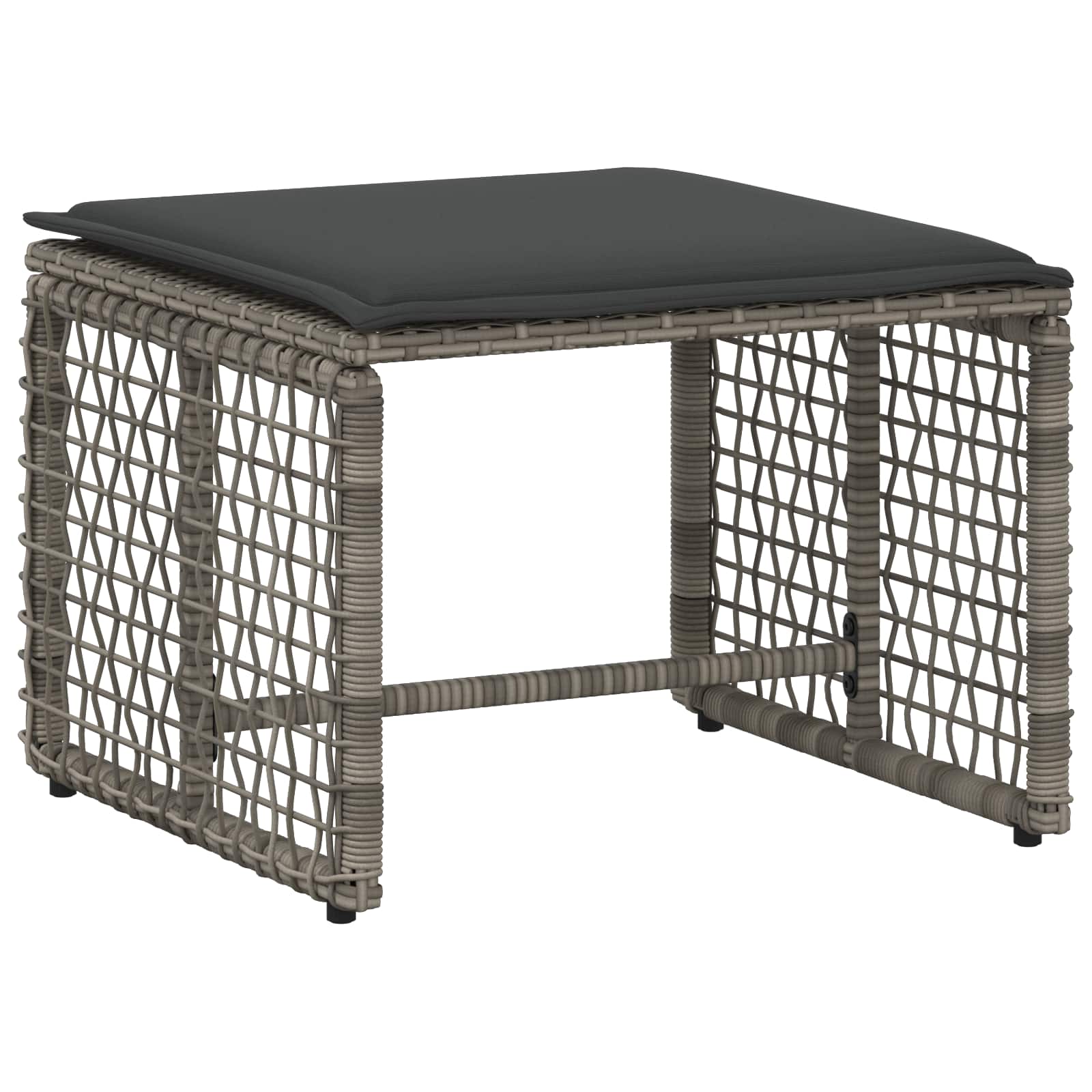 Set di Mobili da Esterno con cuscino 5 pcs Grigio | homemem39