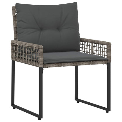 Set di Mobili da Esterno con cuscino 5 pcs Grigio | homemem39