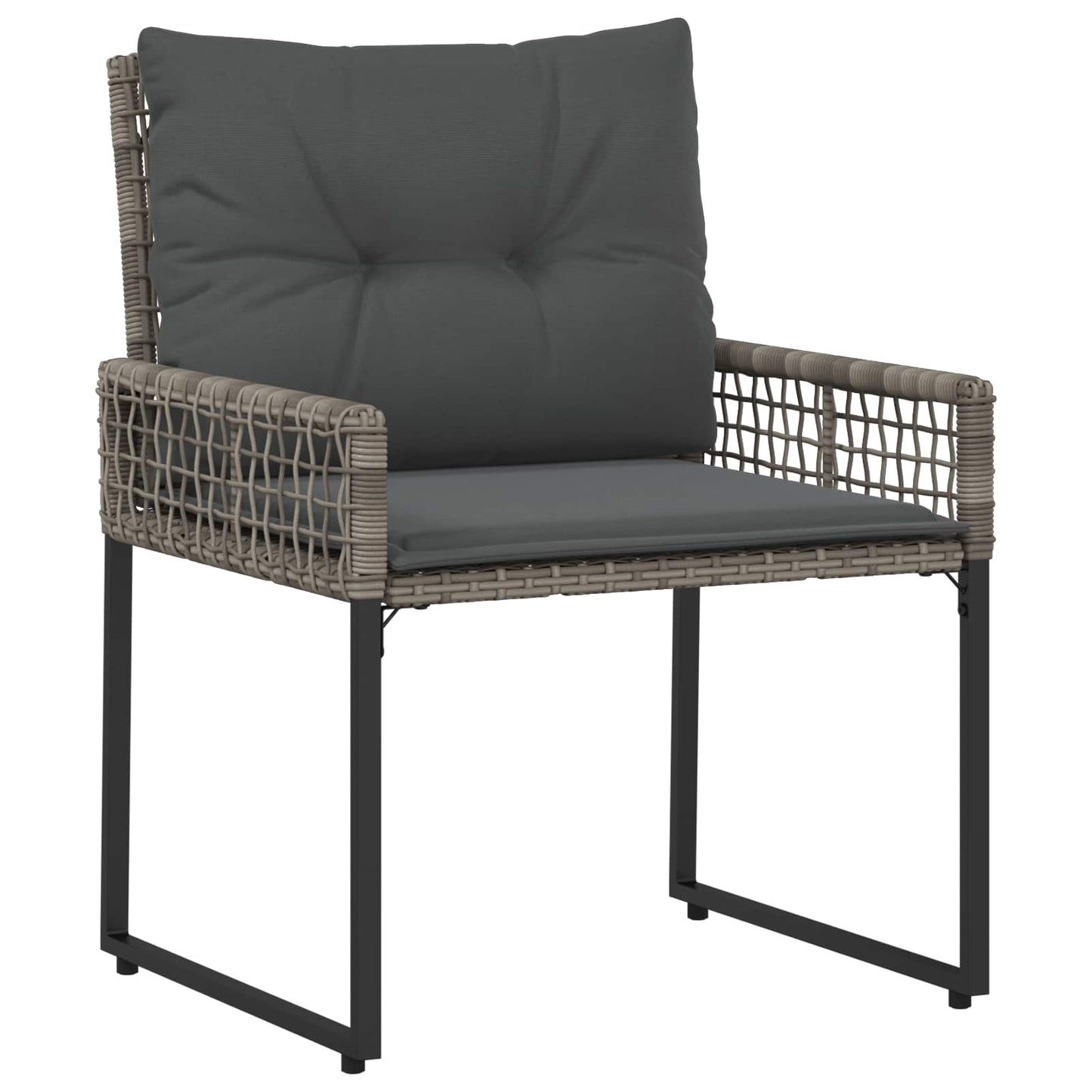 Set di Mobili da Esterno con cuscino 3 pcs Grigio | homemem39