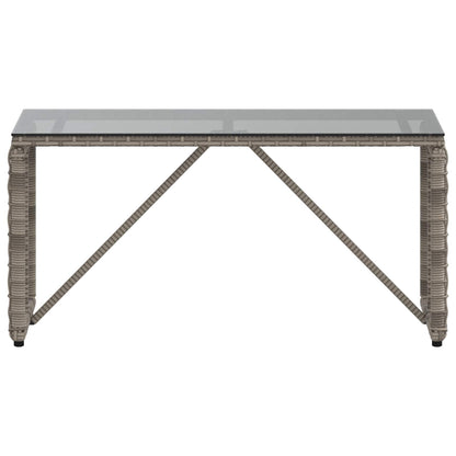 Tavolo da Esterno Grigio e Nero 80 x 40 x 40 cm | homemem39