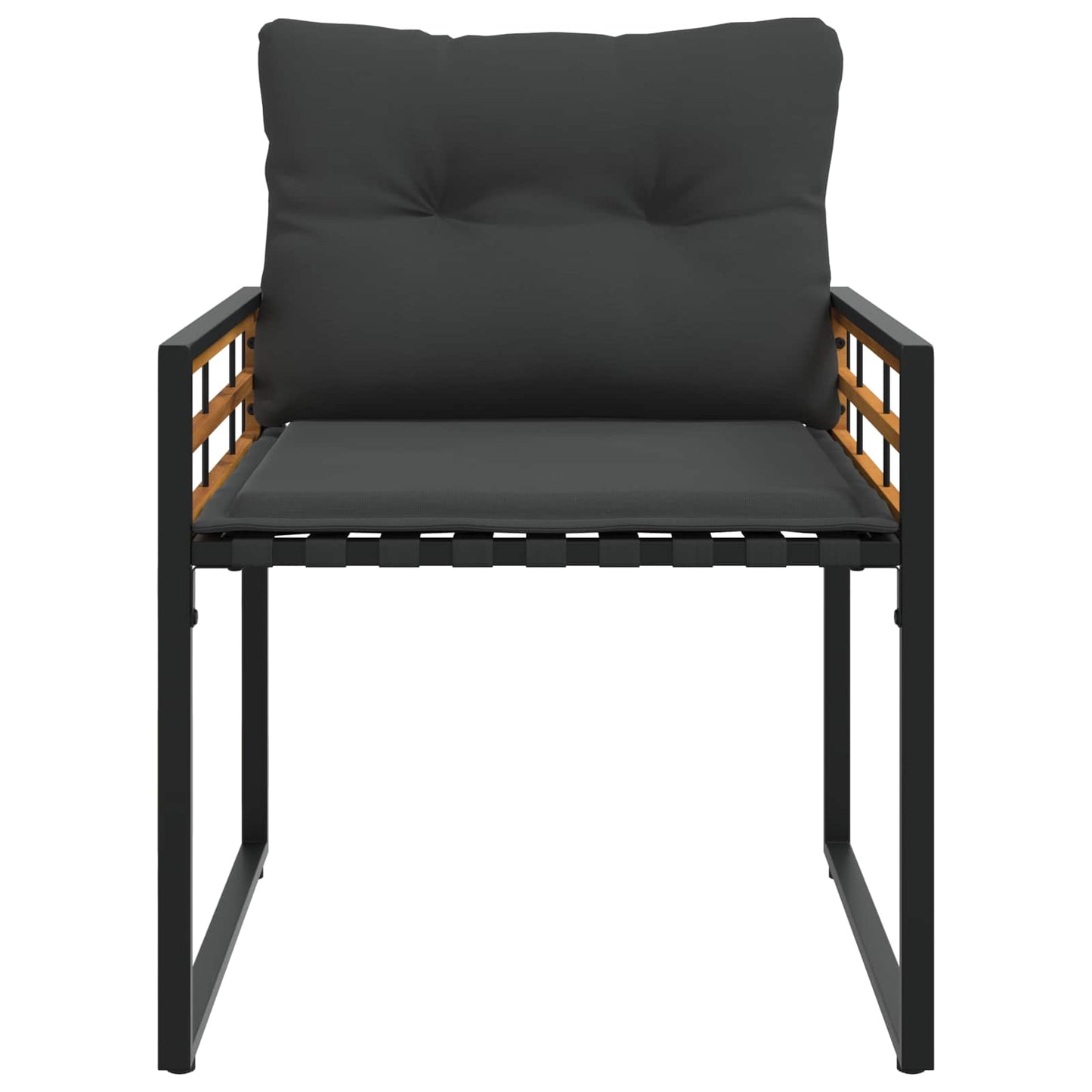 Set di Mobili da Esterno con cuscino 4 pcs Grigio tenue