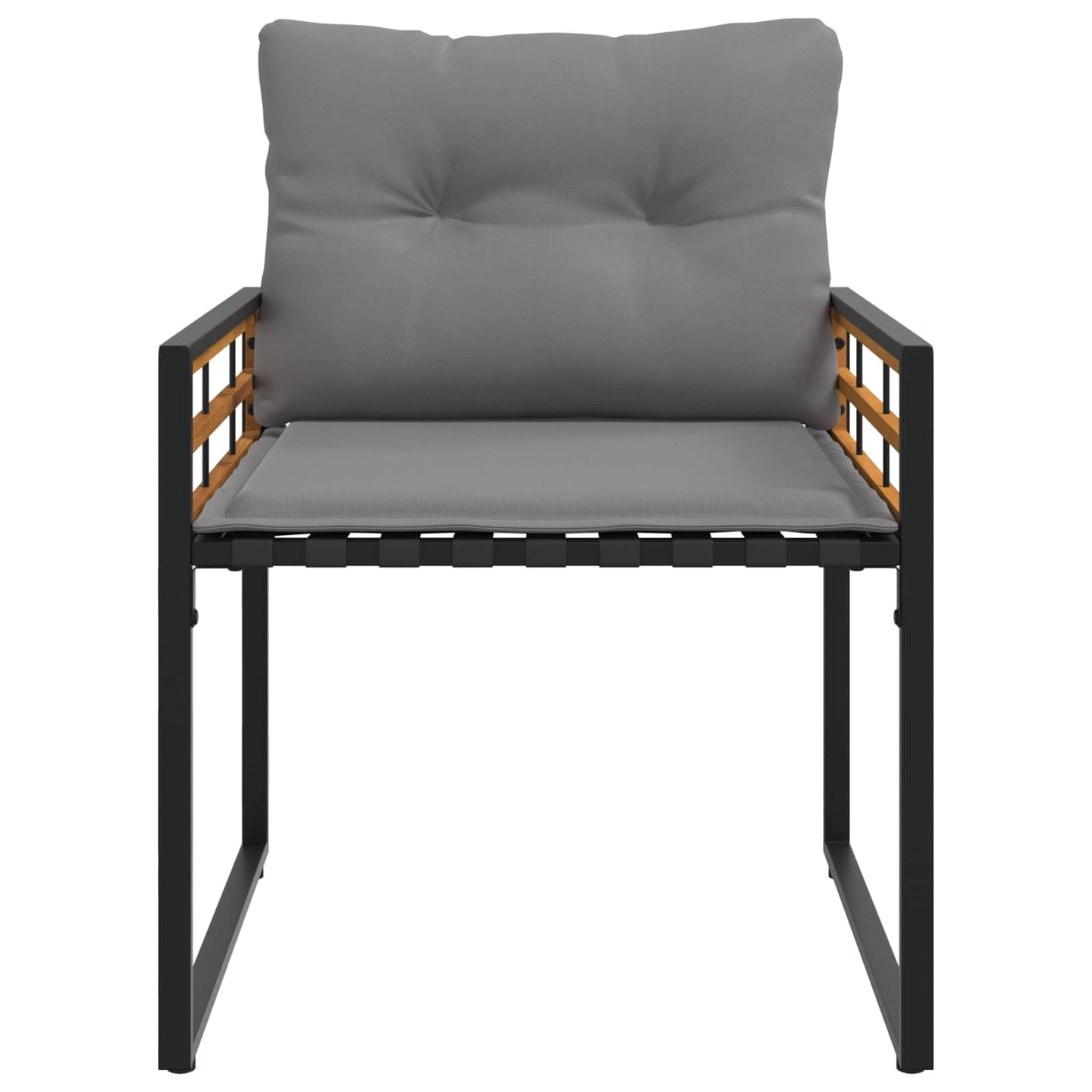 Set di Mobili da Esterno con cuscino 4 pcs Grigio chiaro