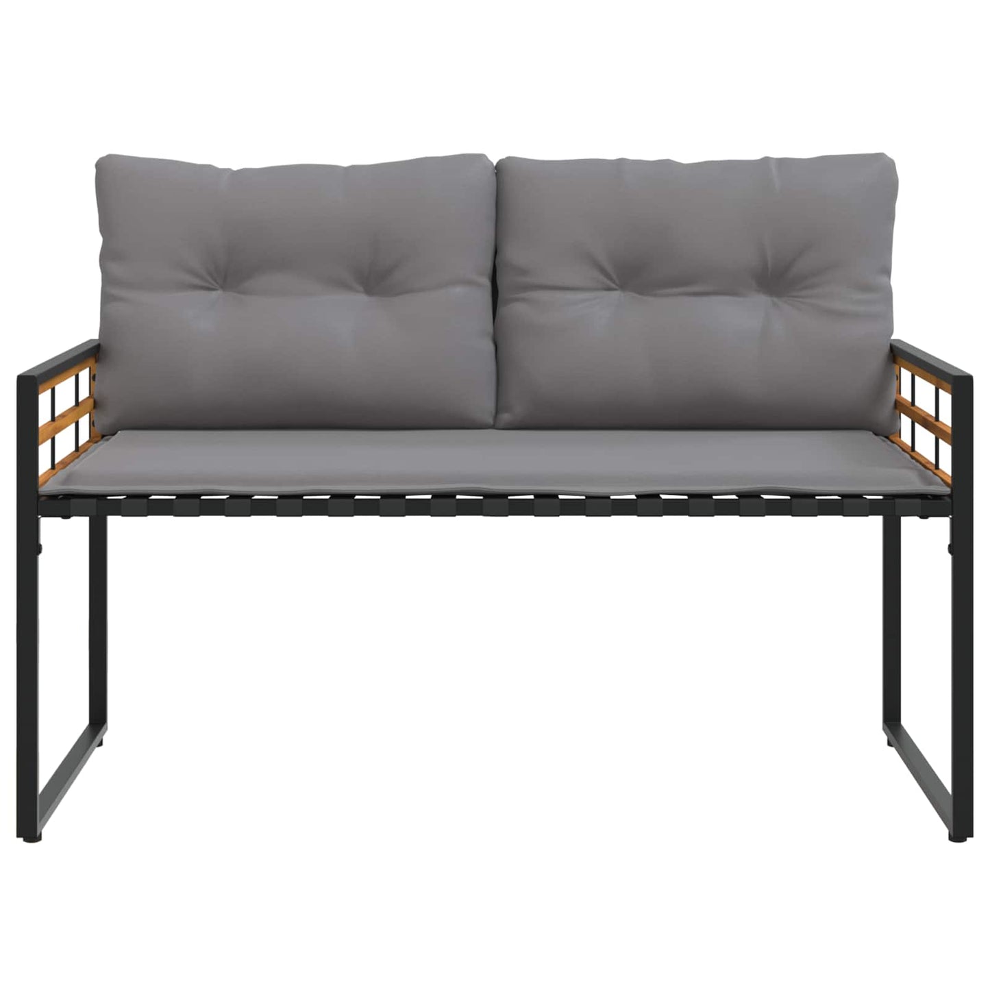 Panchetta in Legno a Strati Grigio chiaro 114 x 55 x 77 cm