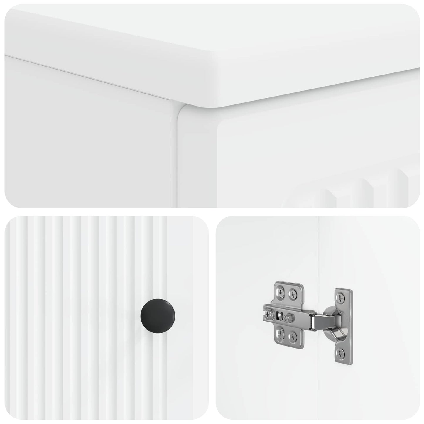 Armadio per Lavabo da Bagno UTRECHT Bianco 59,5 x 31,5 x 59 cm | homemem39
