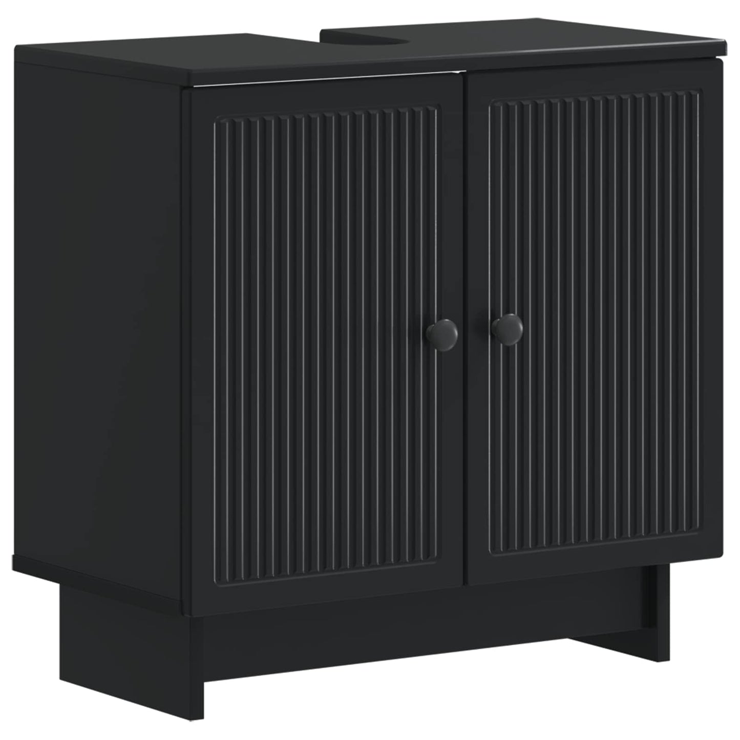 Armadio per Lavabo da Bagno EDE Nero 59,5 x 31,5 x 59 cm