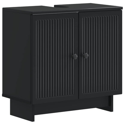 Armadio per Lavabo da Bagno EDE Nero 59,5 x 31,5 x 59 cm