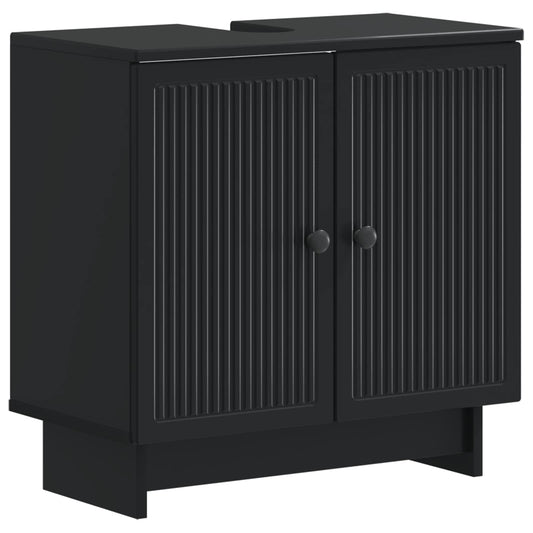 Armadio per Lavabo da Bagno EDE Nero 59,5 x 31,5 x 59 cm