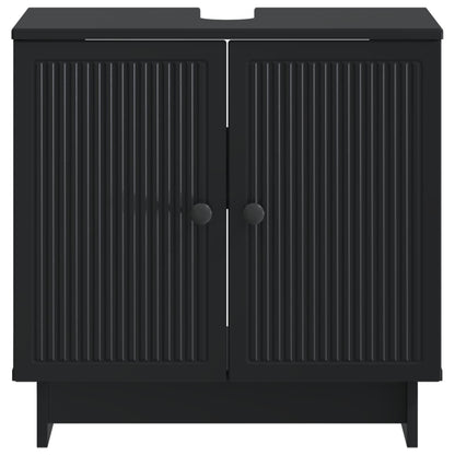 Armadio per Lavabo da Bagno EDE Nero 59,5 x 31,5 x 59 cm