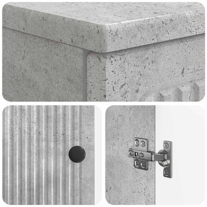 Armadio per Lavabo da Bagno EDE Grigio Cemento | homemem39