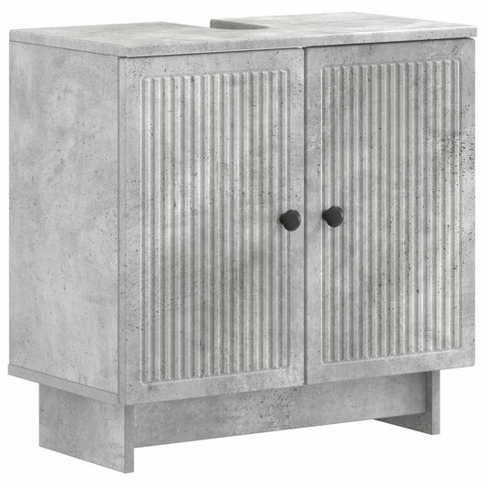 Armadio per Lavabo da Bagno EDE Grigio Cemento | homemem39