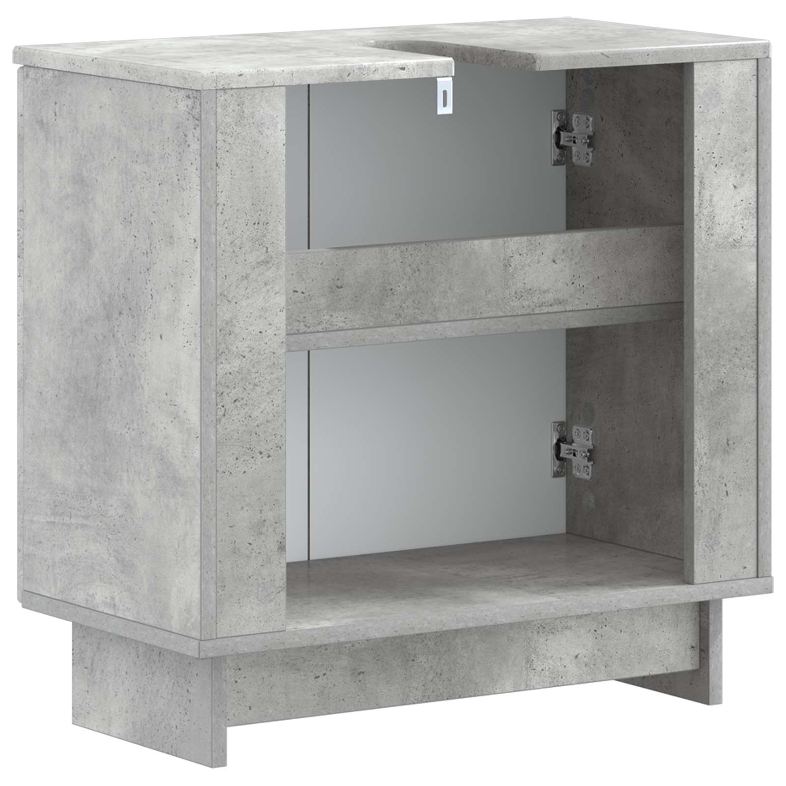 Armadio per Lavabo da Bagno EDE Grigio Cemento | homemem39