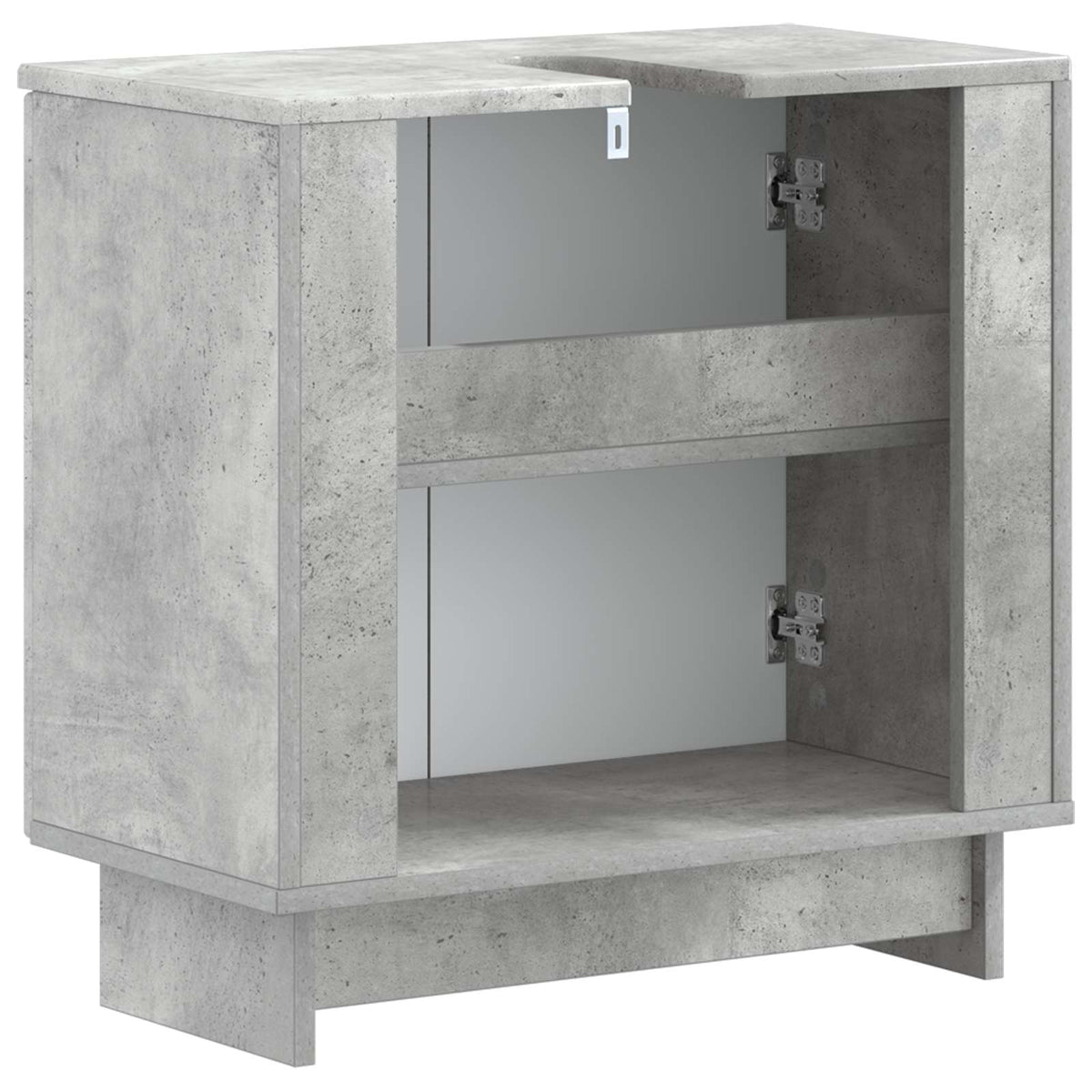 Armadio per Lavabo da Bagno EDE Grigio Cemento