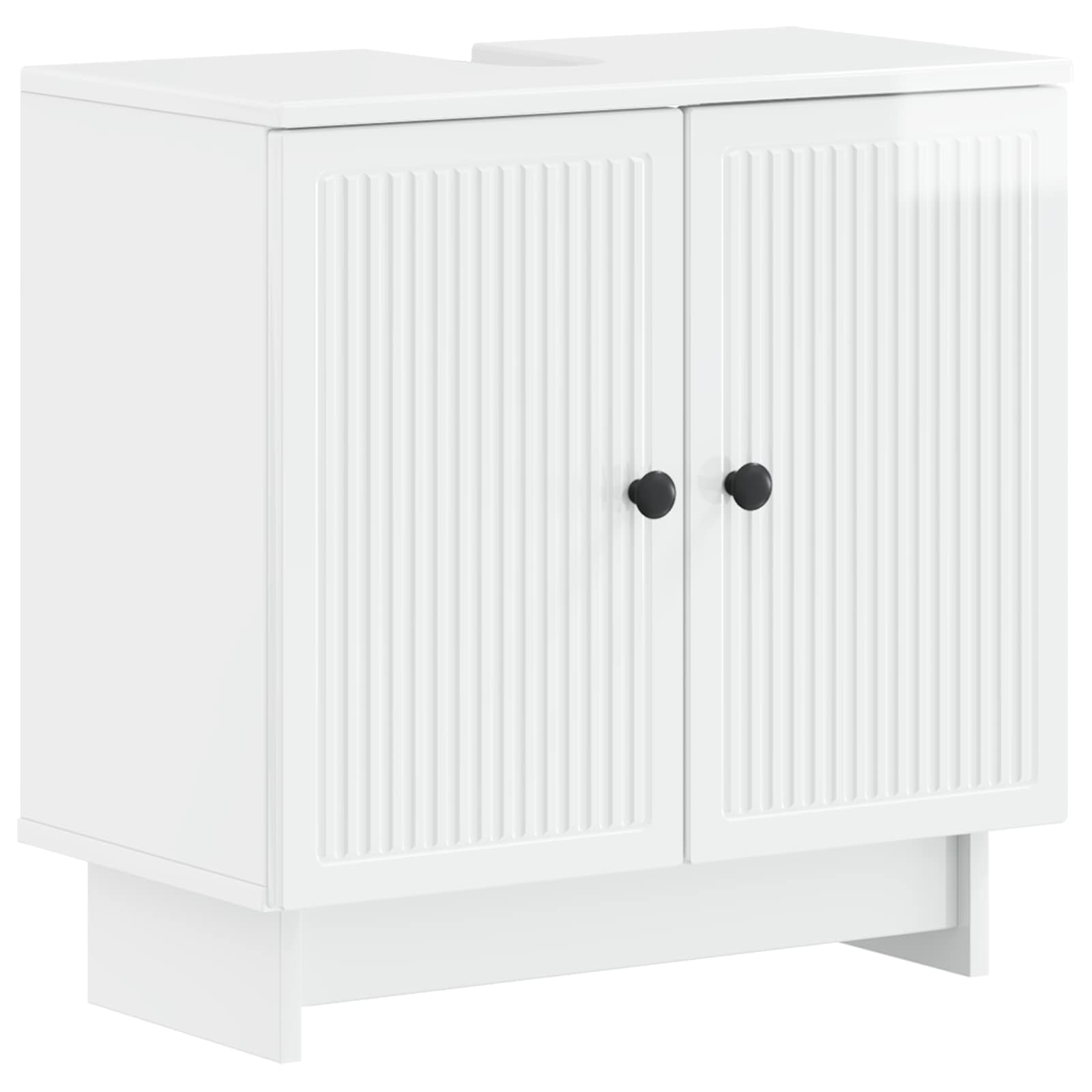 Armadio per Lavabo da Bagno EDE Bianco Lucido | homemem39