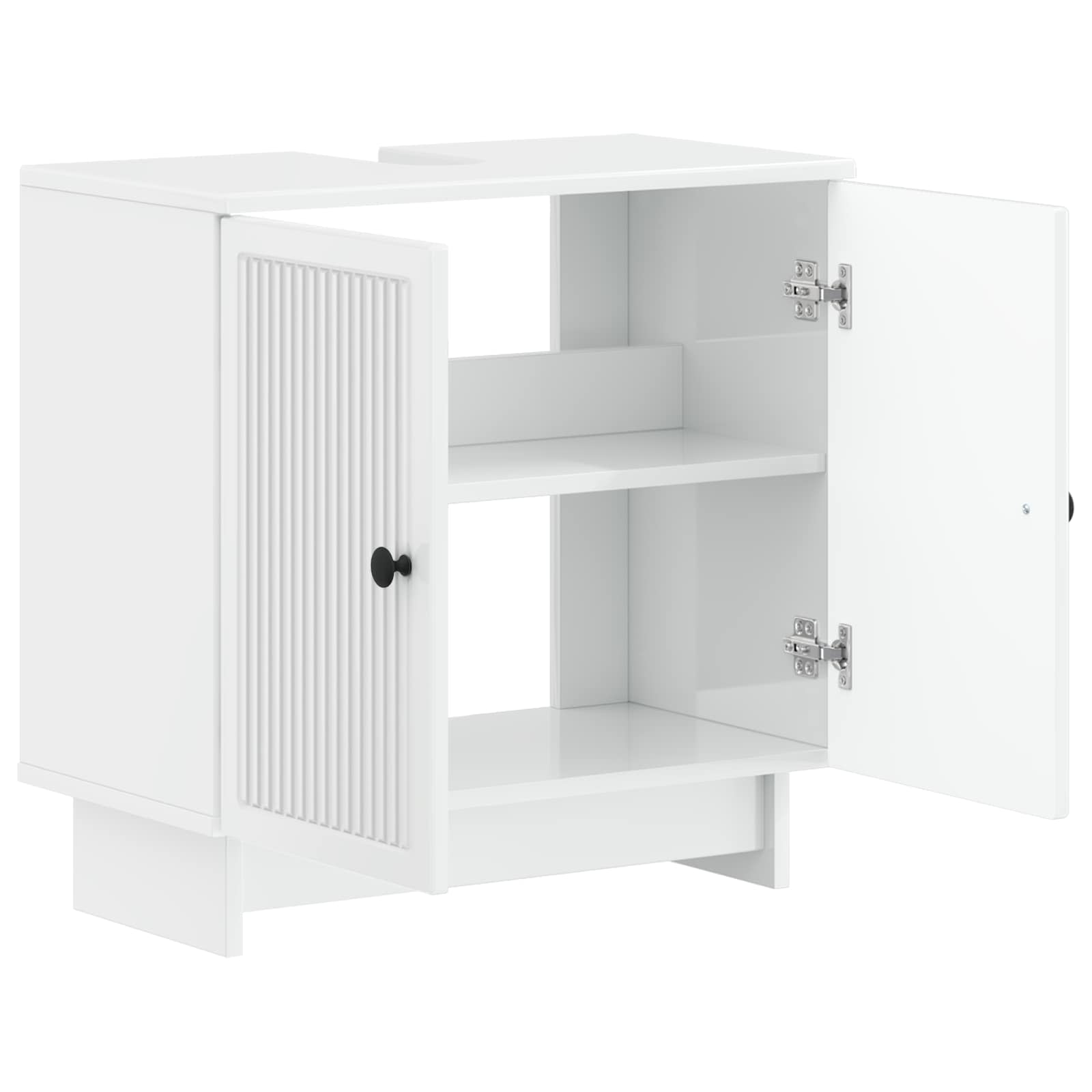 Armadio per Lavabo da Bagno EDE Bianco Lucido | homemem39