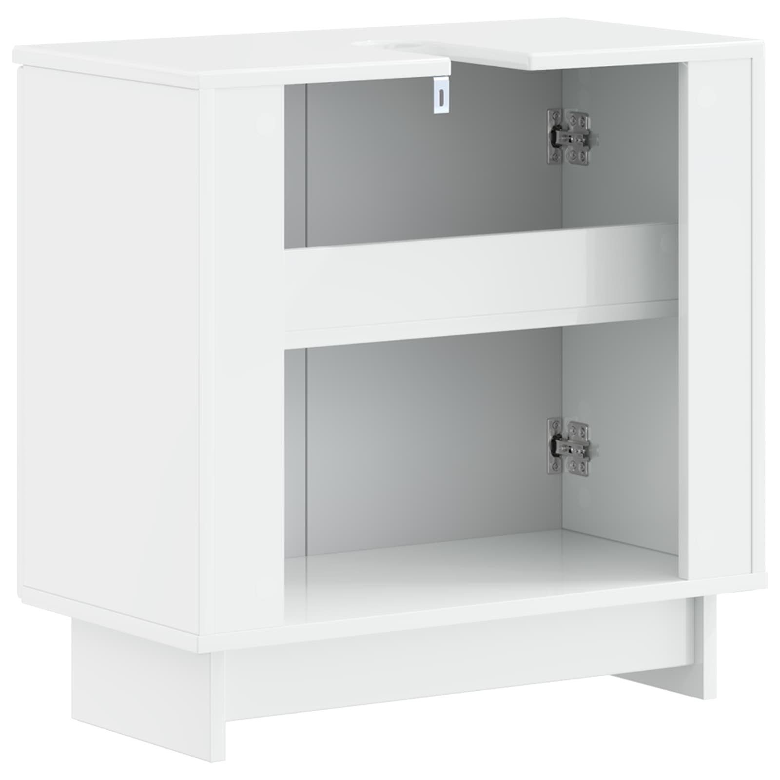 Armadio per Lavabo da Bagno EDE Bianco Lucido | homemem39