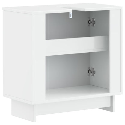 Armadio per Lavabo da Bagno EDE Bianco Lucido | homemem39