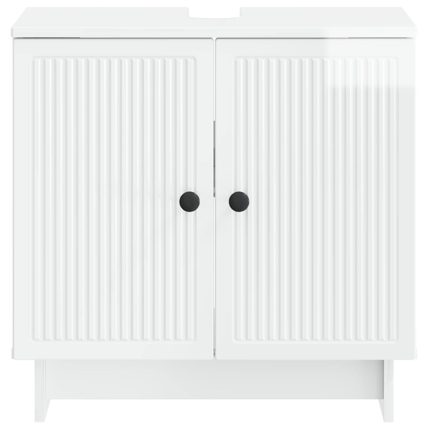 Armadio per Lavabo da Bagno EDE Bianco Lucido