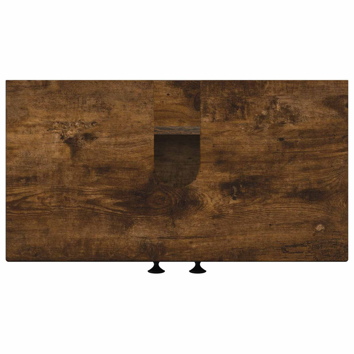 Armadio per Lavabo da Bagno EDE Rovere Fumo 59,5 x 31,5 x 59 cm