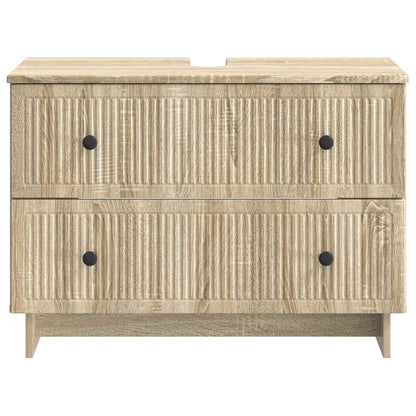 Armadio per Lavabo da Bagno EDE Rovere Sonoma 82 x 41 x 59 cm