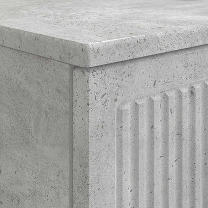 Armadio per Lavabo da Bagno EDE Grigio Cemento 82 x 41 x 59 cm | homemem39