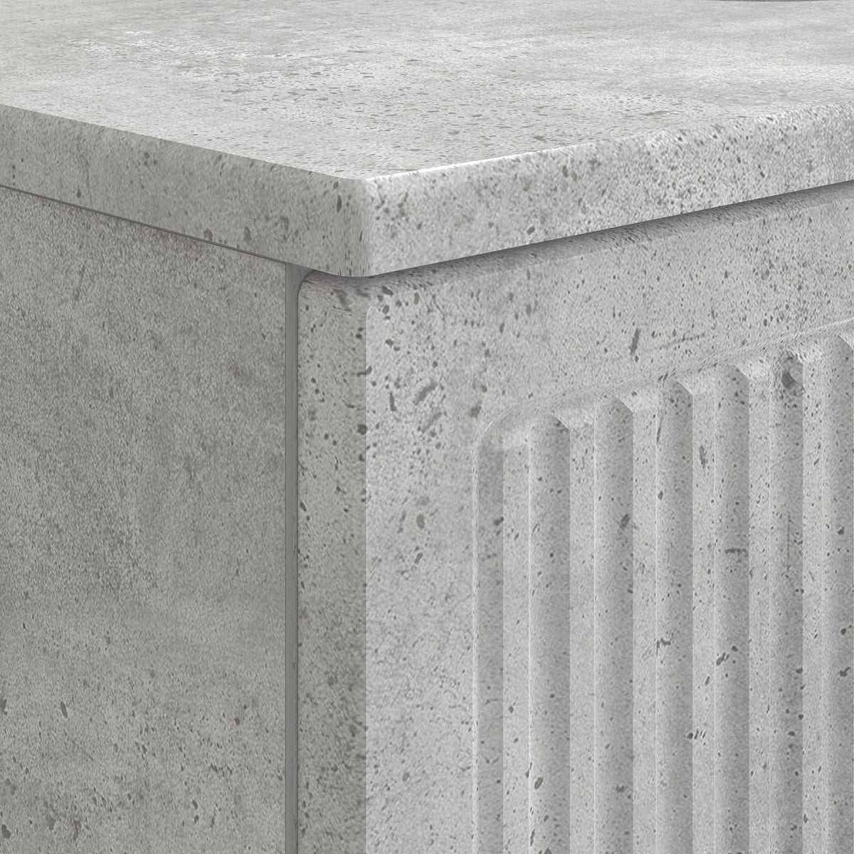 Armadio per Lavabo da Bagno EDE Grigio Cemento 82 x 41 x 59 cm