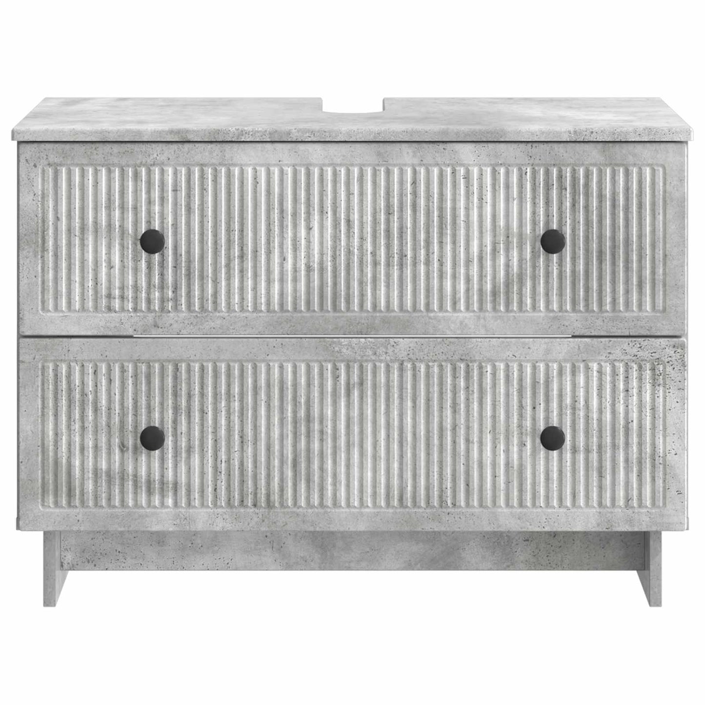 Armadio per Lavabo da Bagno EDE Grigio Cemento 82 x 41 x 59 cm | homemem39