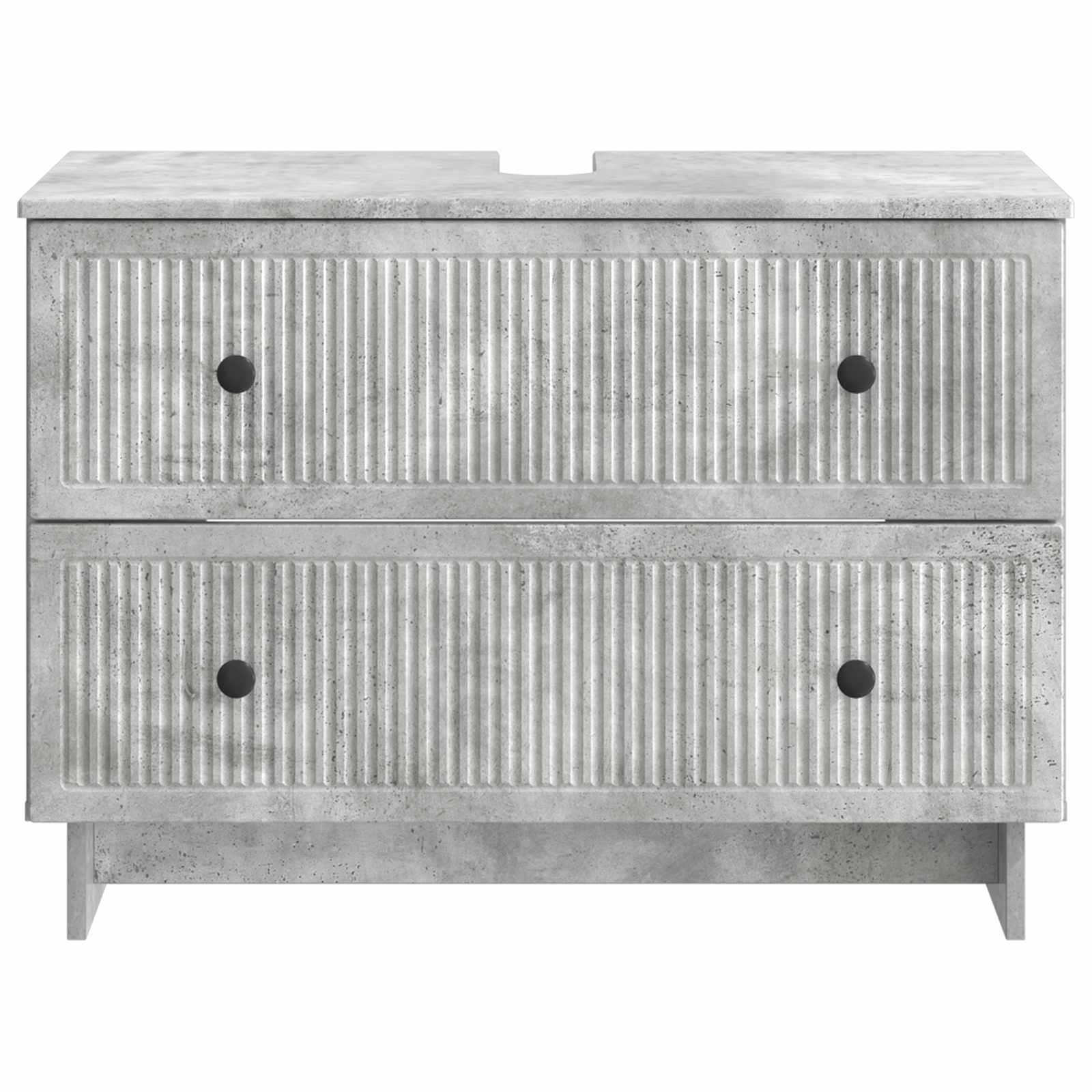 Armadio per Lavabo da Bagno EDE Grigio Cemento 82 x 41 x 59 cm | homemem39