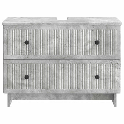 Armadio per Lavabo da Bagno EDE Grigio Cemento 82 x 41 x 59 cm | homemem39