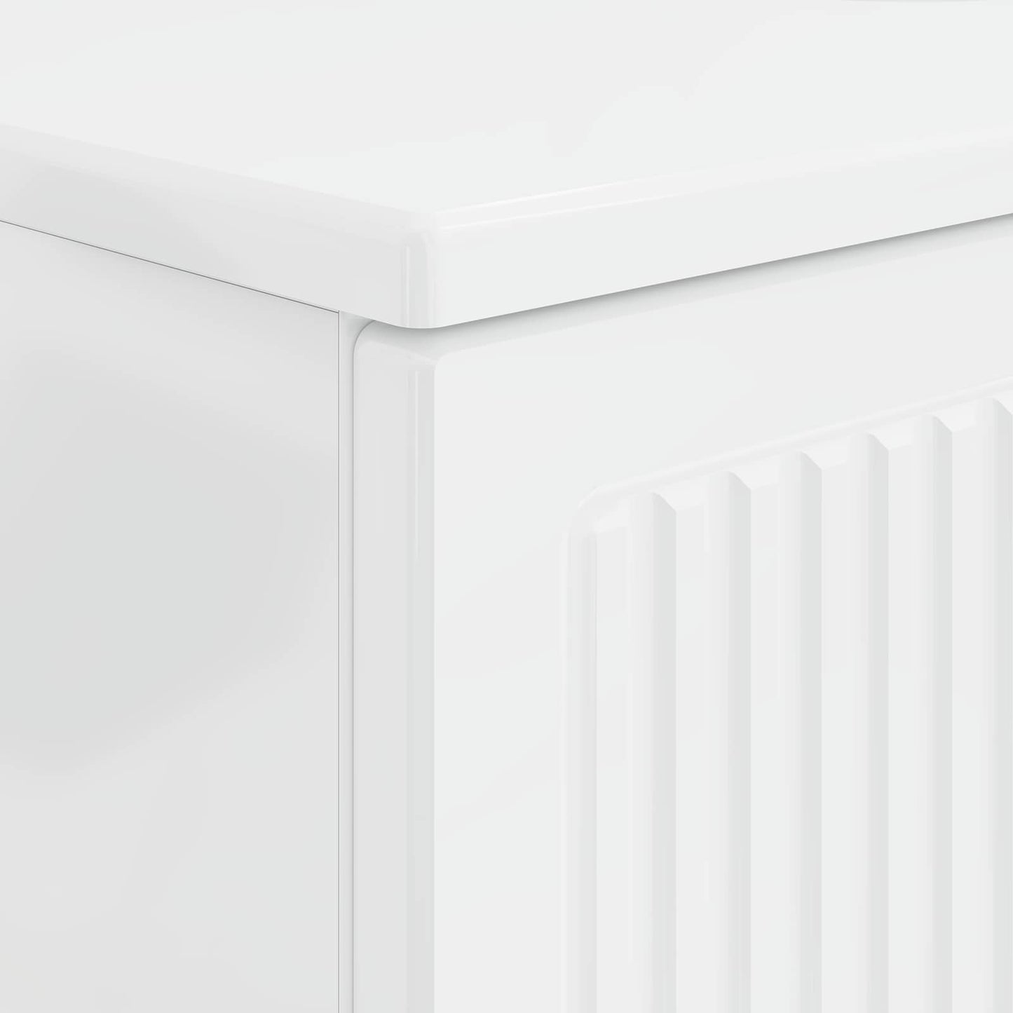 Armadio per Lavabo da Bagno EDE Bianco Lucido 82 x 41 x 59 cm
